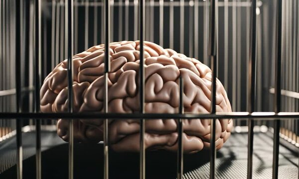 Brain in a cage.
