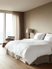 Obraz premium bedroom with bed