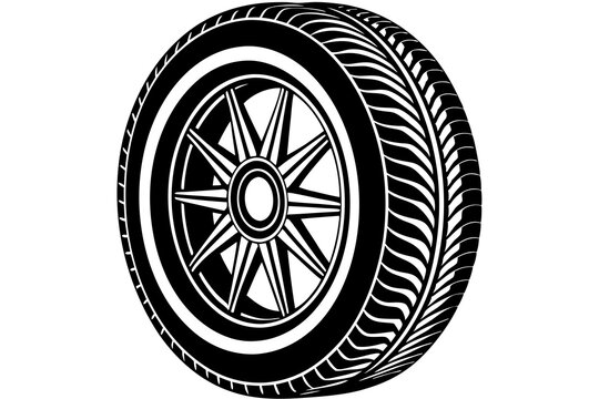 recommend clip art: tire vector silhouette vector illustration