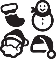 christmas vectors design symbol 