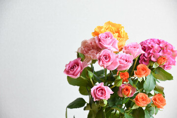 カラフルな花束