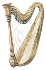 PNG An ancient greek music instrument harp musical instrument.