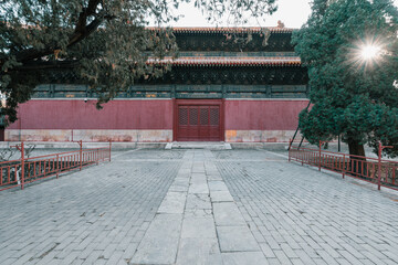 exterior design and historic architecture heritage of Taian Daimiao, Chian © laolin