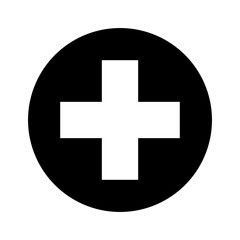 Medical icon symbol sign isolated white design. Illustration vector background