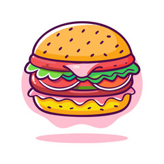 burger cartoon 