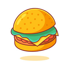 burger cartoon 