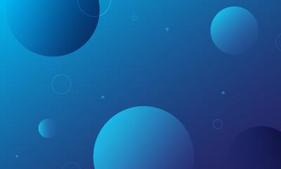 Abstract blue background with bubbles. Eps10 vector