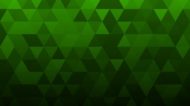 abstract green background triangles seamless pattern