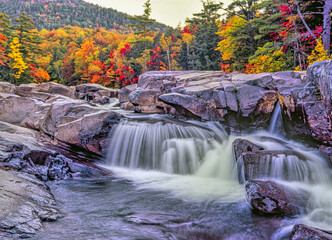 Autumn on the swift river