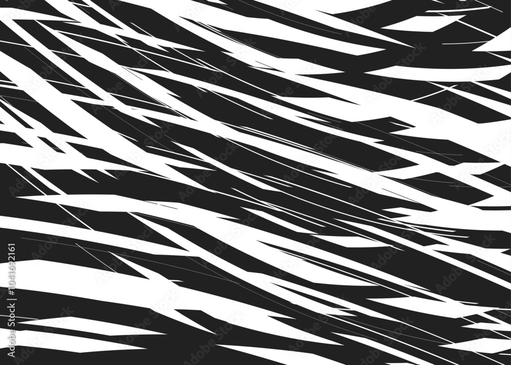 Poster abstract background with diagonal raw slash line pattern