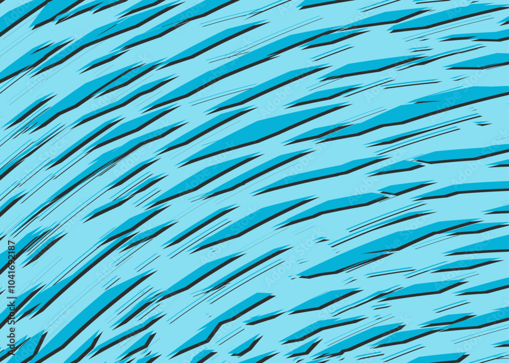 Poster abstract background with curved broken path pattern