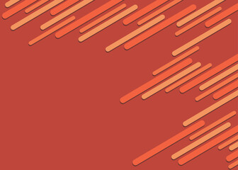 Minimalist background with abstract diagonal sticks pattern and with some copy space area