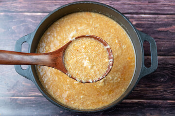 Egg soup