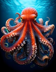 Obraz premium octopus in the sea