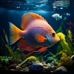 Obraz premium fish in aquarium