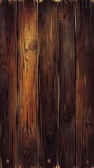 Rustic Brown Wood Texture Background - Wooden Planks