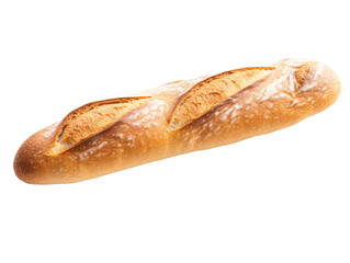 a loaf of bread with a white background