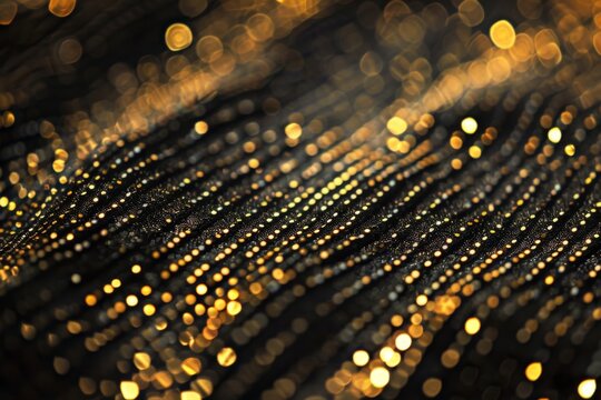 High-quality black and gold Gatsby-inspired design, showcasing elegance and luxury.