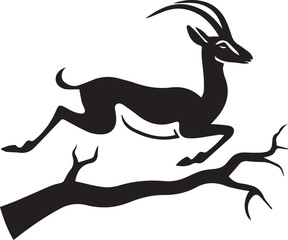 A Gazelle's Soaring Flight Across the Plains