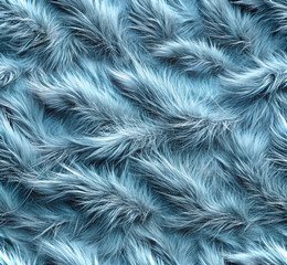 Obraz premium A soft and colorful silver background featuring fluffy feathers in shades of pink, purple, and blue, creating a textured and decorative design