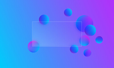 A page for a glassmorphism style web site