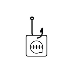 Obraz premium Flat phishing icon. Vector illustration design. Eps 10.