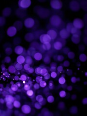 purple bokeh, abstract background, glowing orbs, dark night sky, magical atmosphere, blurred lights, ethereal, dreamy, cosmic, mystical, violet hues, depth of field, out of focus, soft focus, luminous