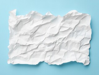 Obraz premium Creative background with scattered overlay of crumpled papers.
