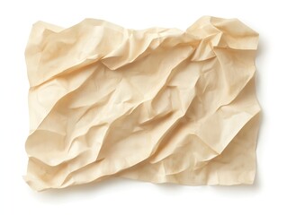 Obraz premium Creative background with scattered overlay of crumpled papers.