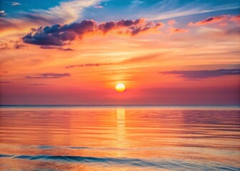 Fototapeta premium Soft Delicate Hues of Peach and Salmon Blend Beautifully in a Serene Abstract Background Design