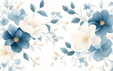 Vintage floral texture art background