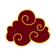 Japanese Cloud Sticker