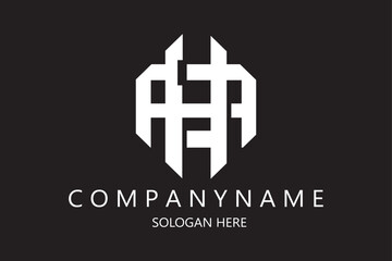 Modern AM Logo Design for business and company identity. Creative AM letter logo Design