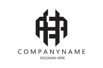 Modern AM Logo Design for business and company identity. Creative AM letter logo Design