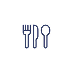 restaurant icon vector design , spoon icon , food