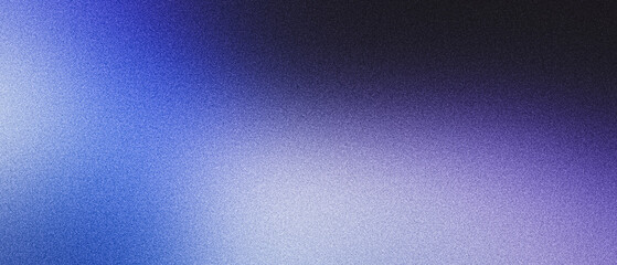 Dark blue purple black white grainy background, smooth abstract color gradient, noise texture banner poster header cover wallpaper backdrop design