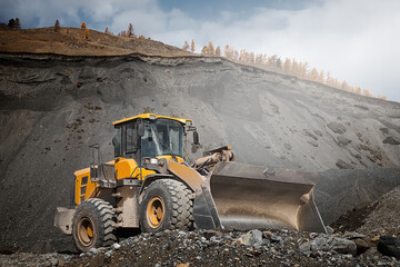 Front Loader Earth Mover Work