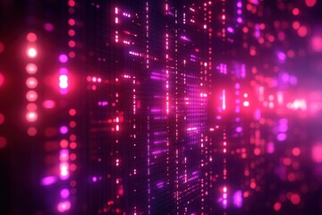 An abstract digital artwork showcasing a vivid combination of red and pink hues, interspersed with circular elements, creating a sense of dynamic energy and emotional depth in a modern aesthetic.