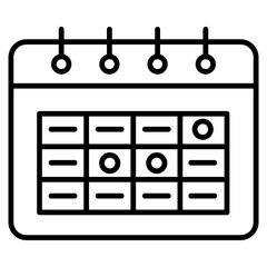 Calendar  Icon Element For Design