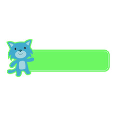 Cute Animal Label Sticker