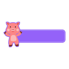 Cute Animal Label Sticker