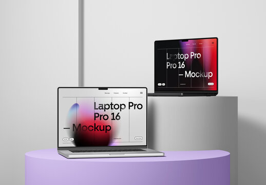 Laptop Composition Mockups