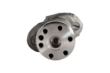 Engine Crankshaft on a white background