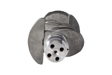 Engine Crankshaft on a white background