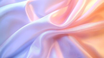 Obraz premium Soft Pastel Thai Silk Texture with Smooth Copy Space for Text or Logos