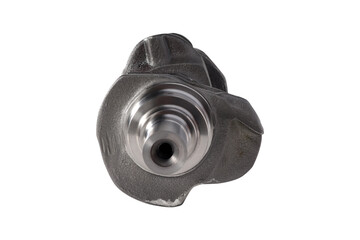Engine Crankshaft on a white background
