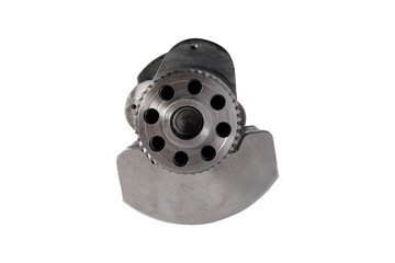 Engine Crankshaft on a white background