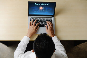 Generative AI virtual assistant tools for prompt engineer and user for ease of engage artificial intelligence AI technology help people to work with generative AI functions by prompting the AI snugly