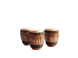 a group of drums with strings