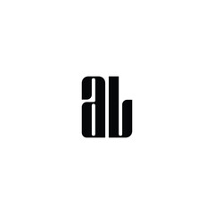 AL monogram logo design letter text name symbol monochrome logotype alphabet character simple logo